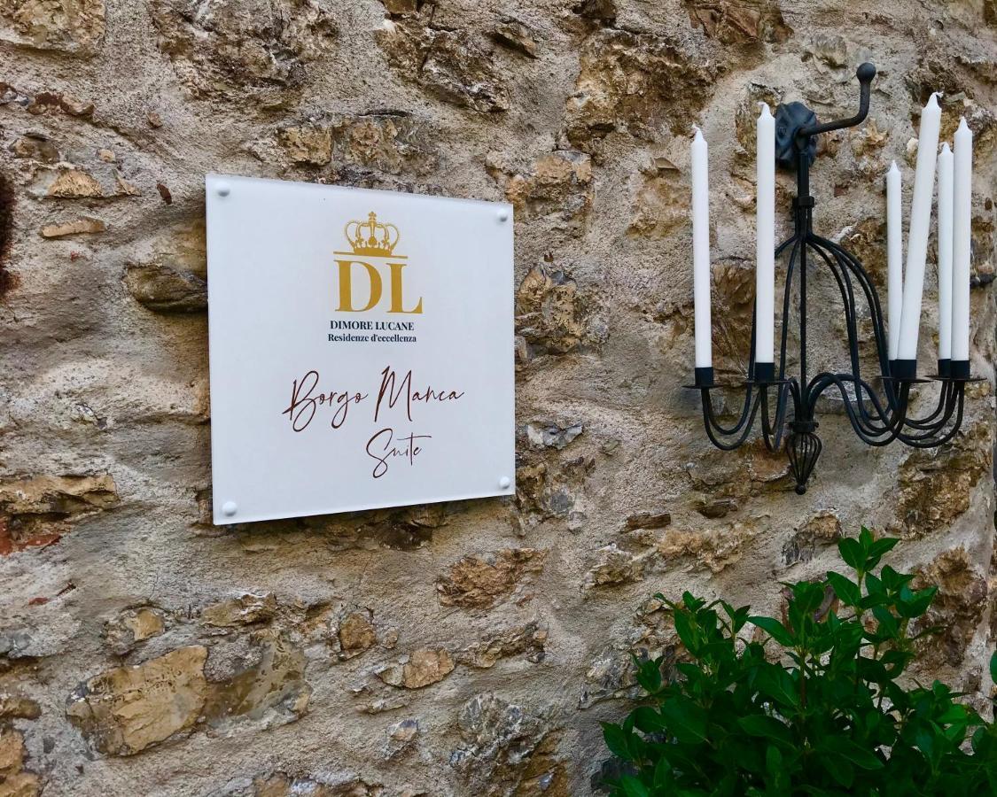 Borgo Manca Suite Sasso di Castalda Bagian luar foto